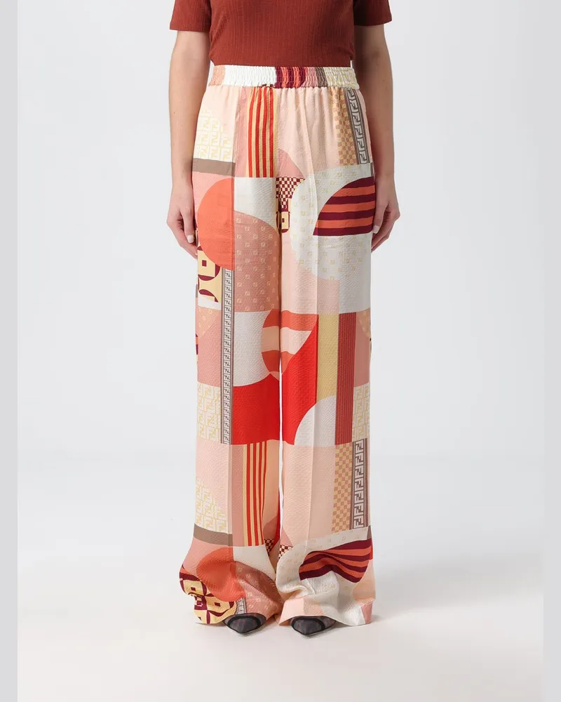 Fendi Hose damen Peach