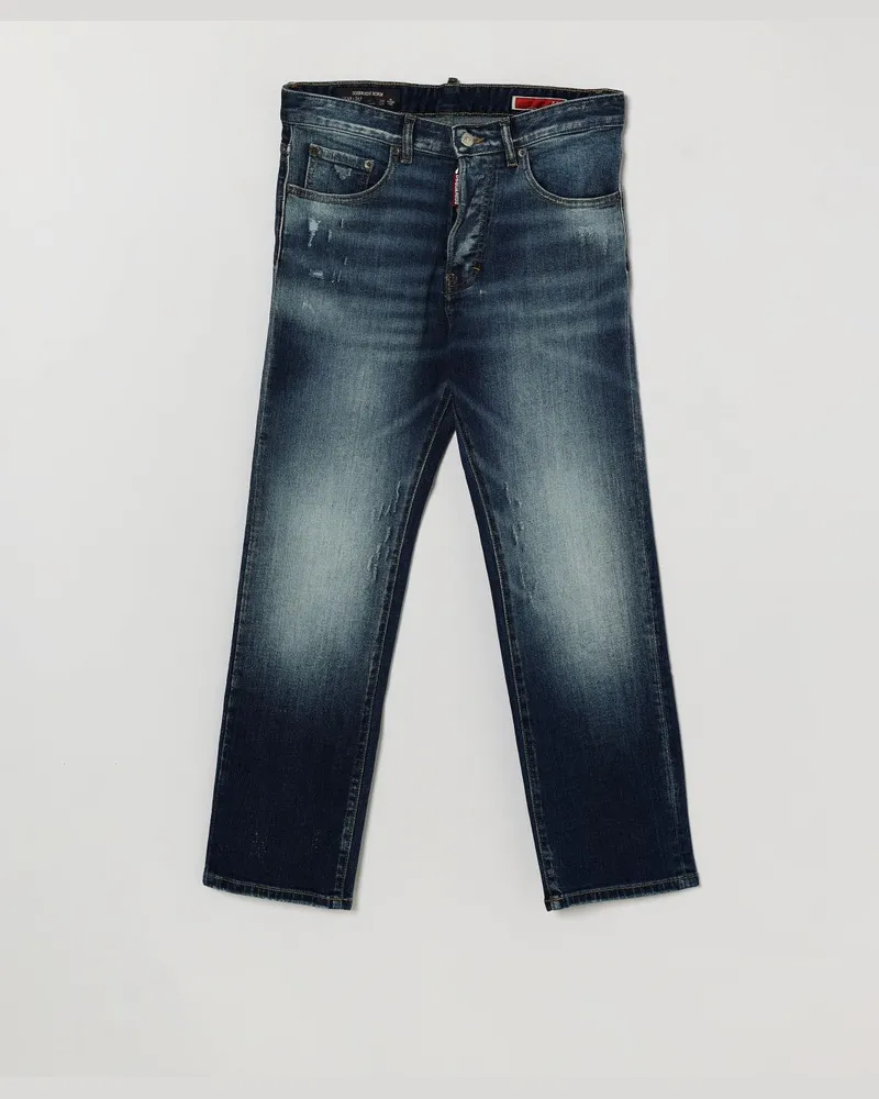 Dsquared2 Straight-Jeans für Jungen aus Stretch-Baumwoll-Denim Denim