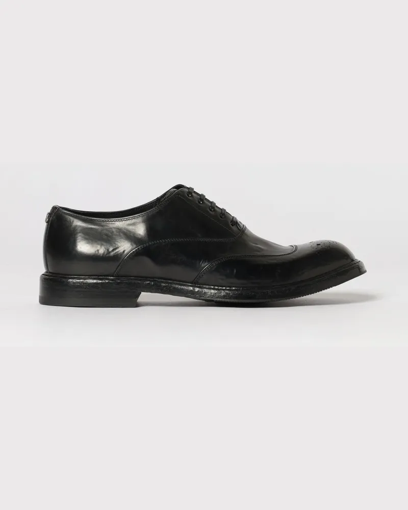 Dolce & Gabbana DOLCE  GABBANA Oxford Schnürschuhe aus Leder Dolce & Gabbana Schwarz