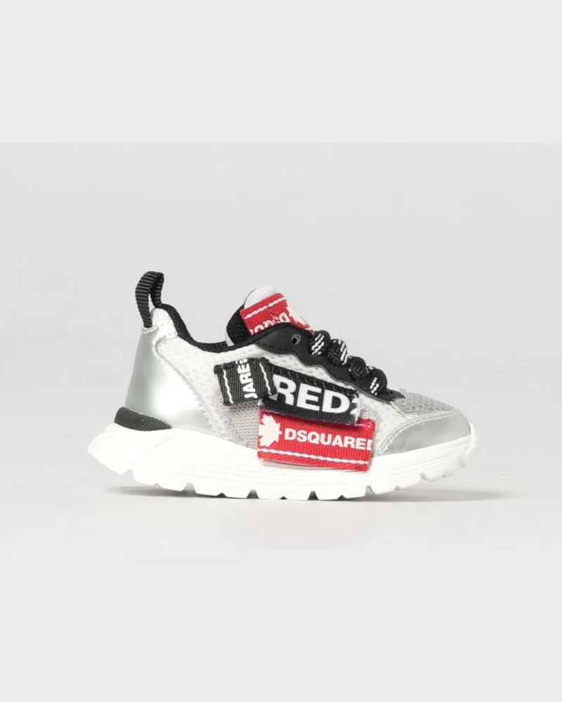 Dsquared2 Sneakers aus Mesh und Leder Bunt