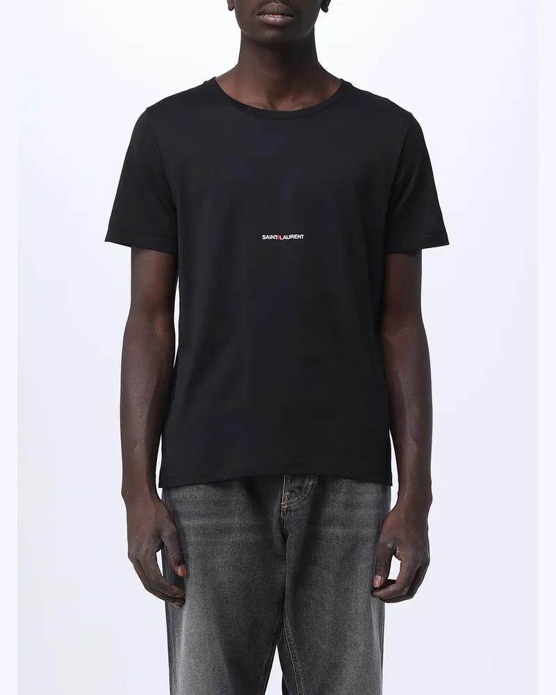 Saint Laurent T-shirt herren Schwarz