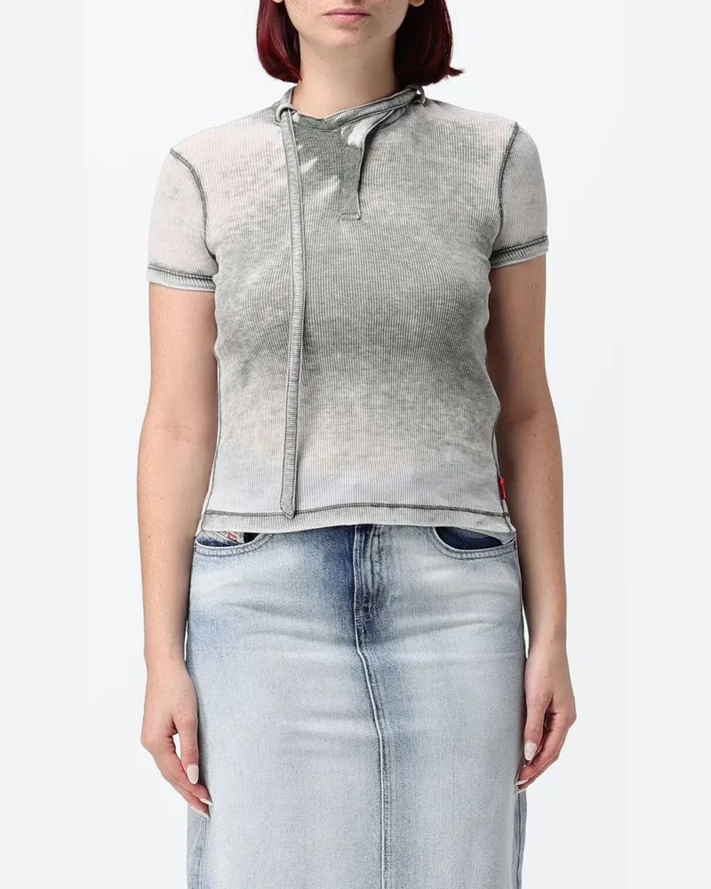 Diesel T-shirt damen Grau