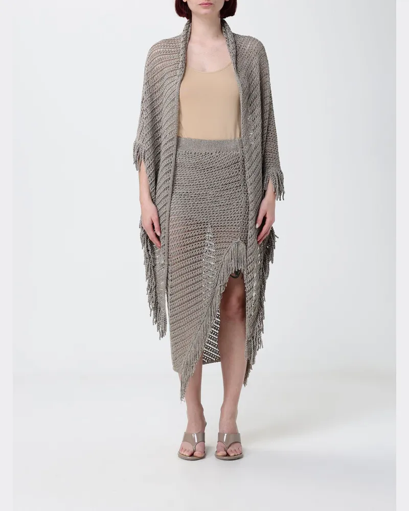 Simona Corsellini Schal damen Beige