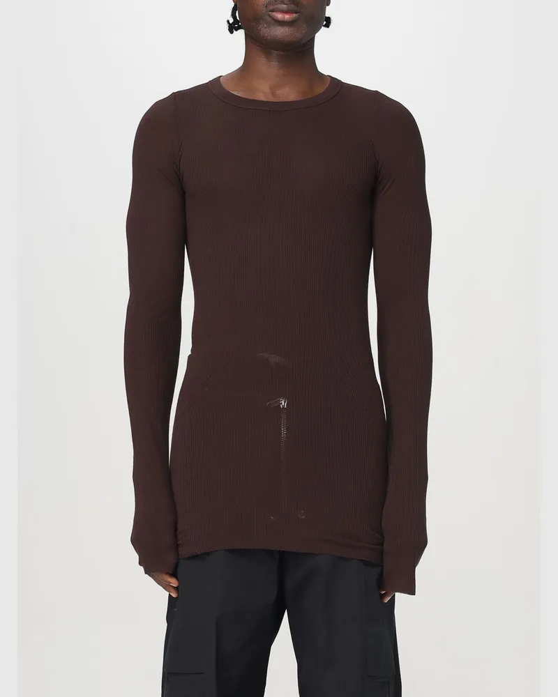 Rick Owens T-shirt herren Braun
