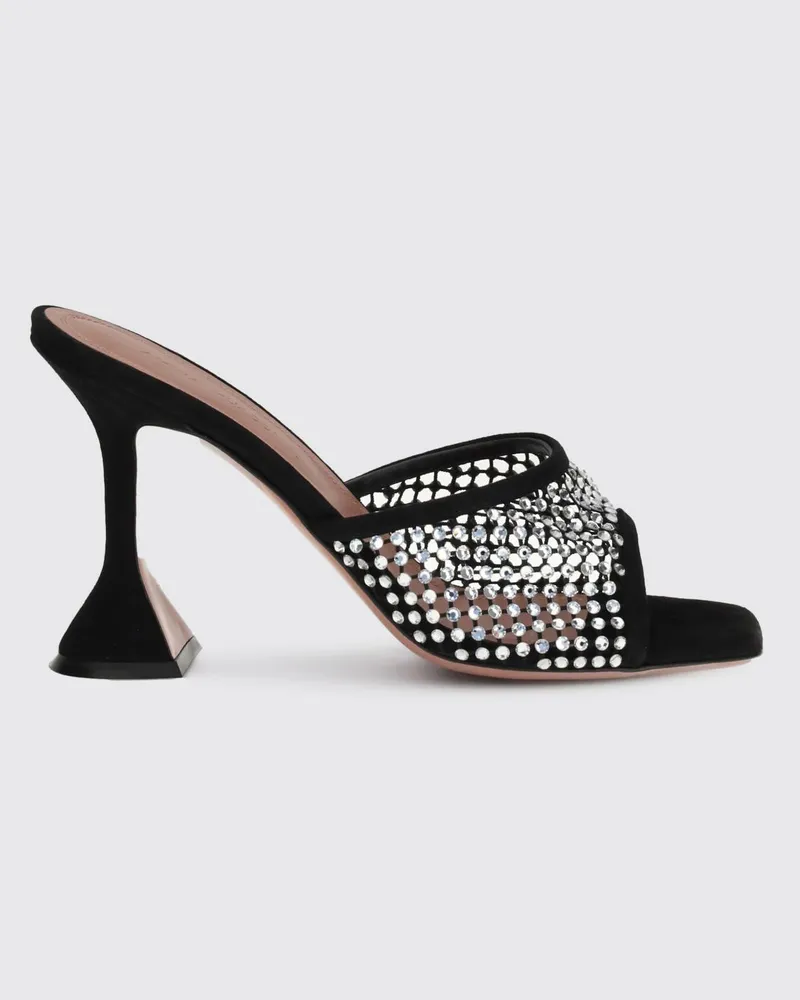 Amina Muaddi Schuhe damen Schwarz