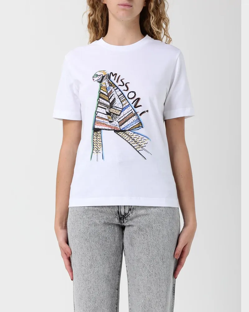 Missoni T-shirt damen Weiss
