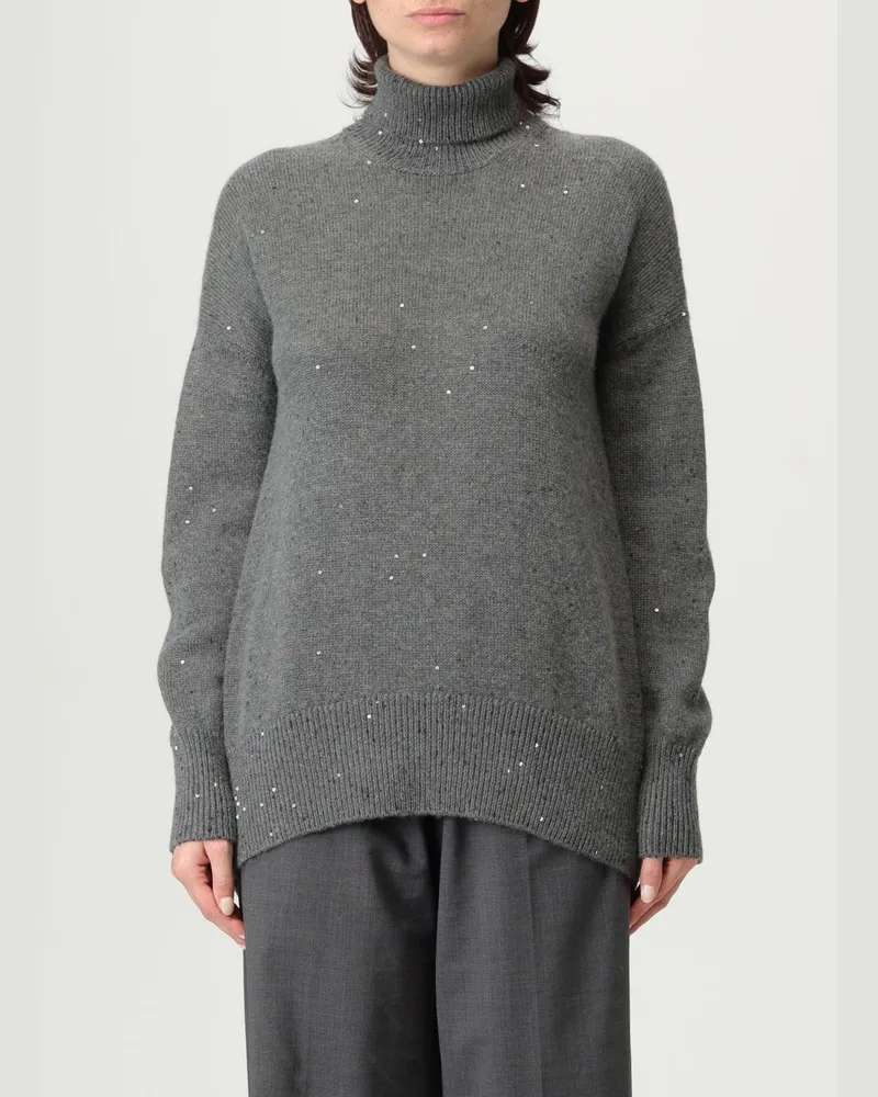 Brunello Cucinelli Strickjacke damen Grau
