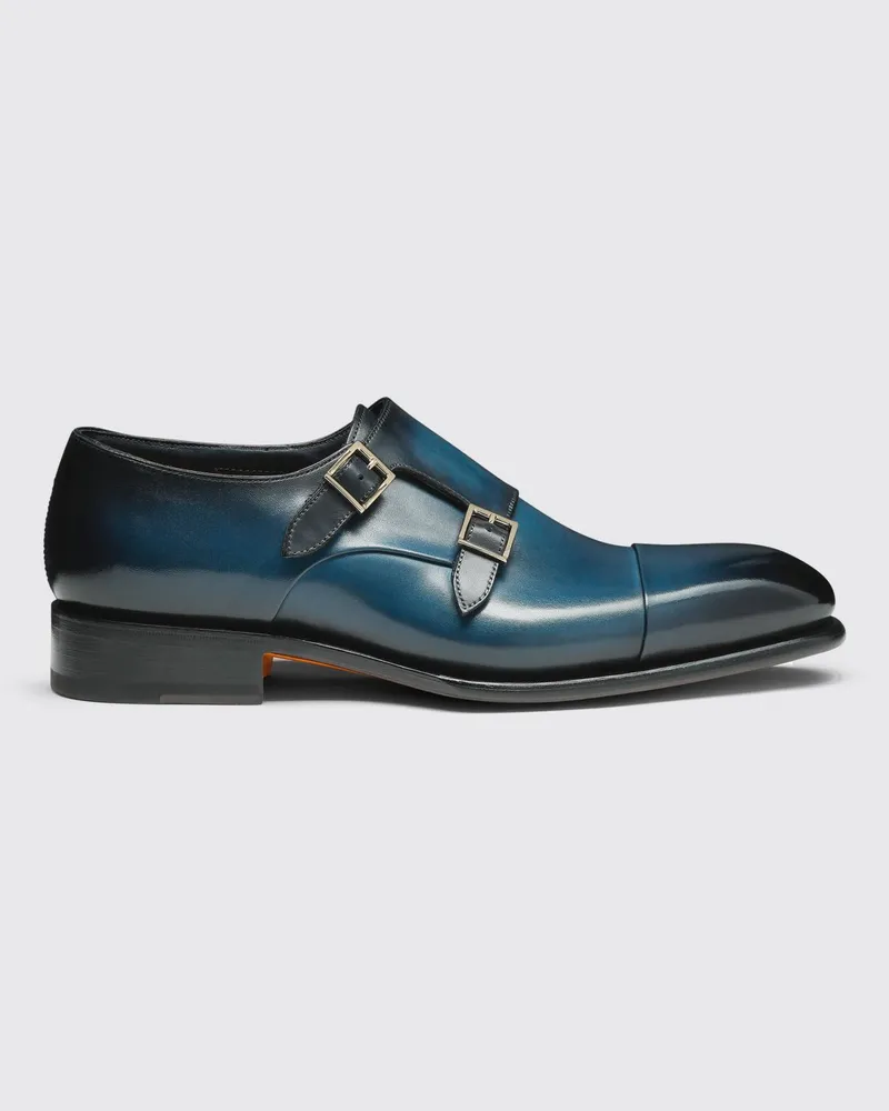 Santoni Schuhe herren Blau