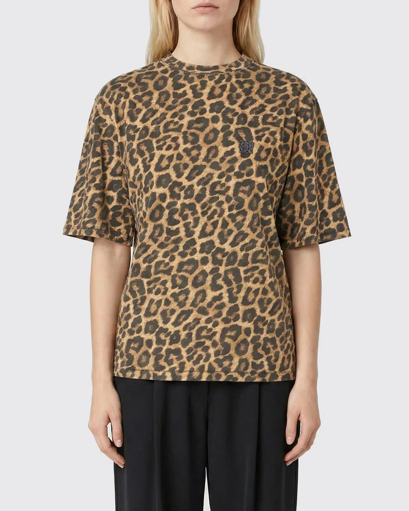 Anine Bing T-shirt damen Braun