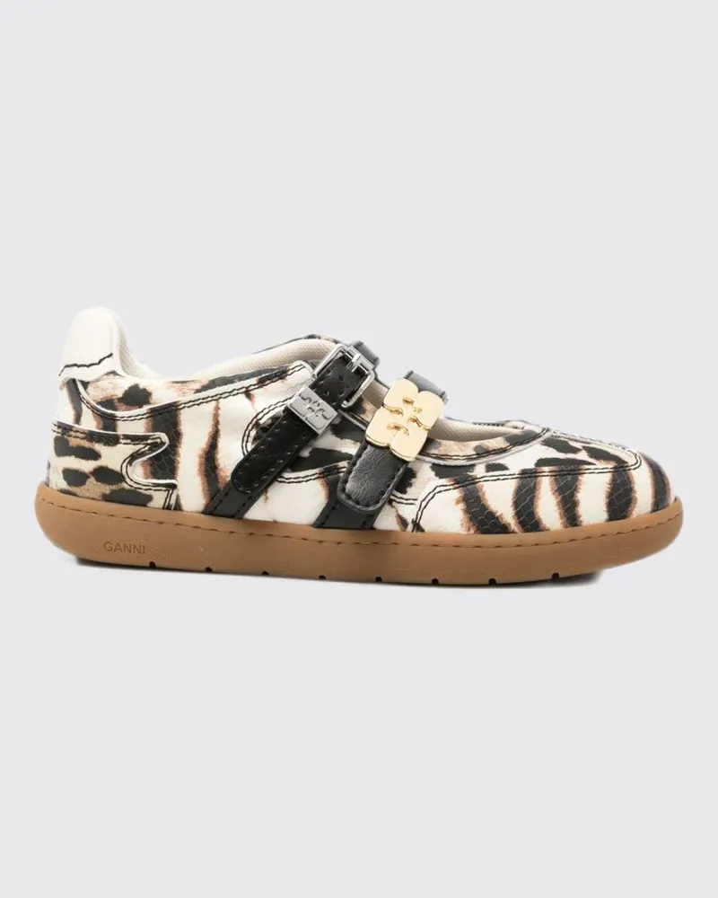 Ganni Ballerinas damen Weiß