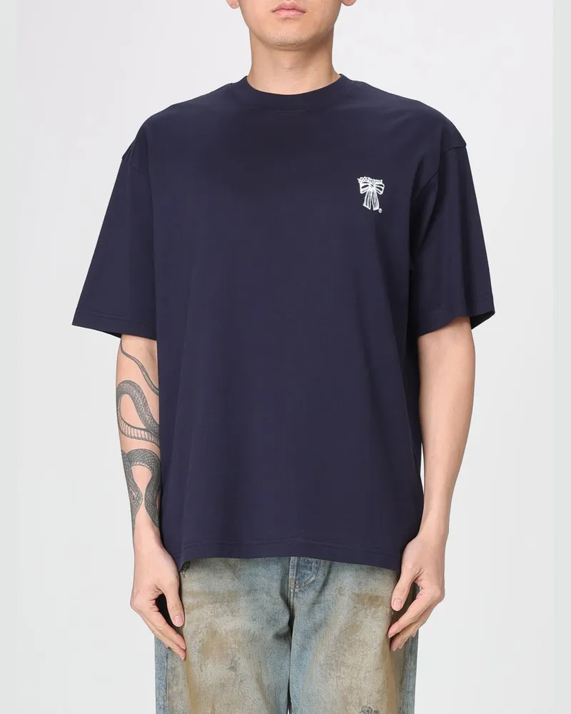 Acne Studios T-shirt herren Blau