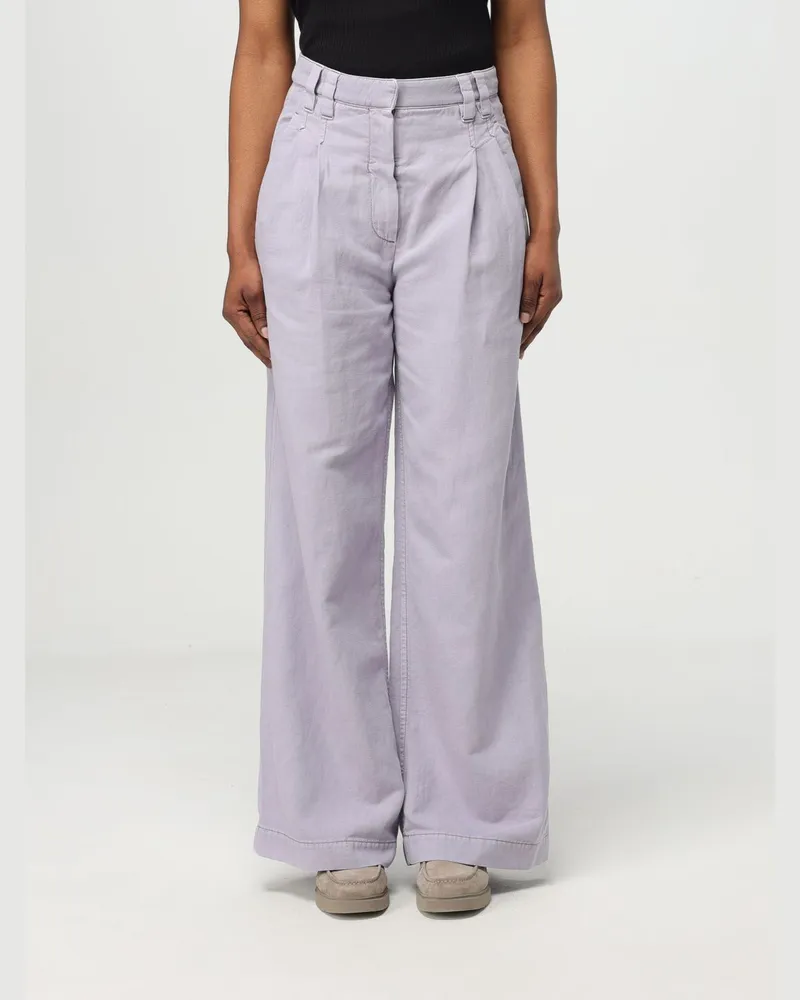 Brunello Cucinelli Hose damen Lila