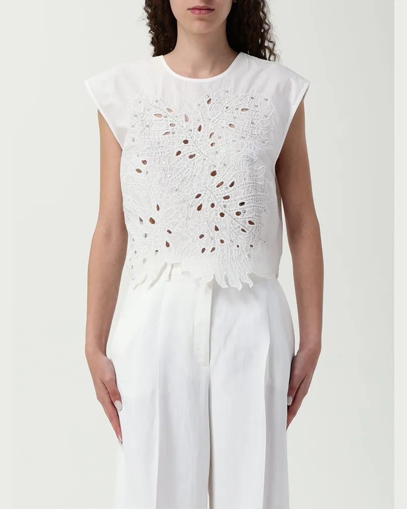Pinko Top damen Weiß