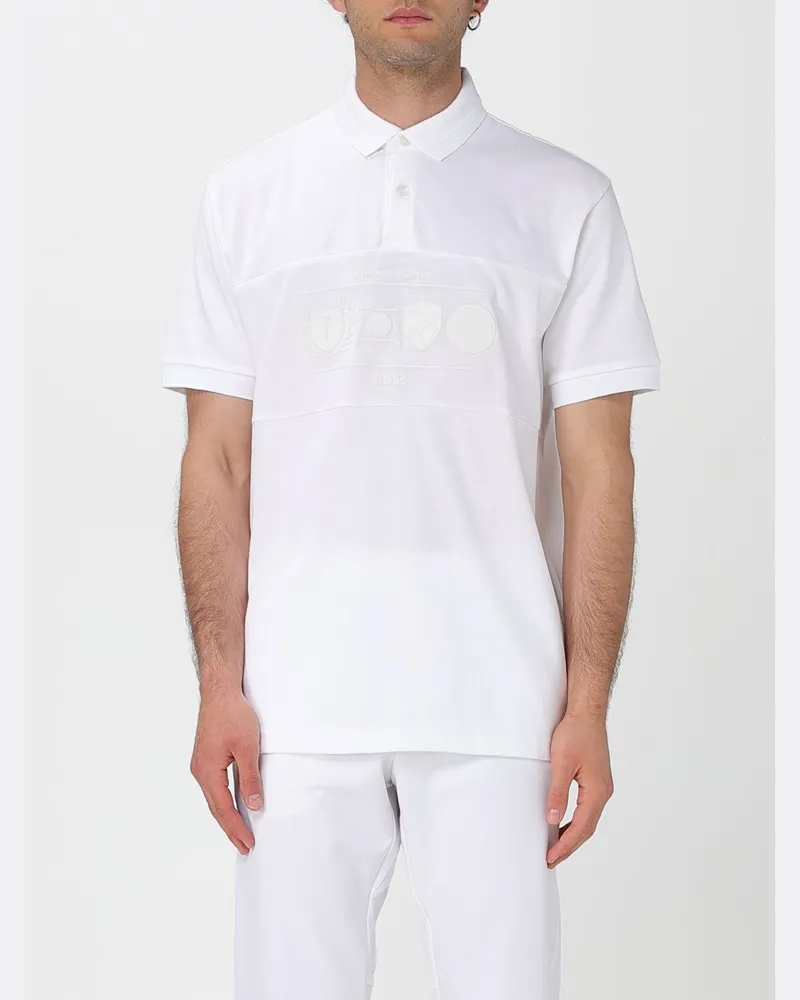 HUGO BOSS Polo herren Weiß