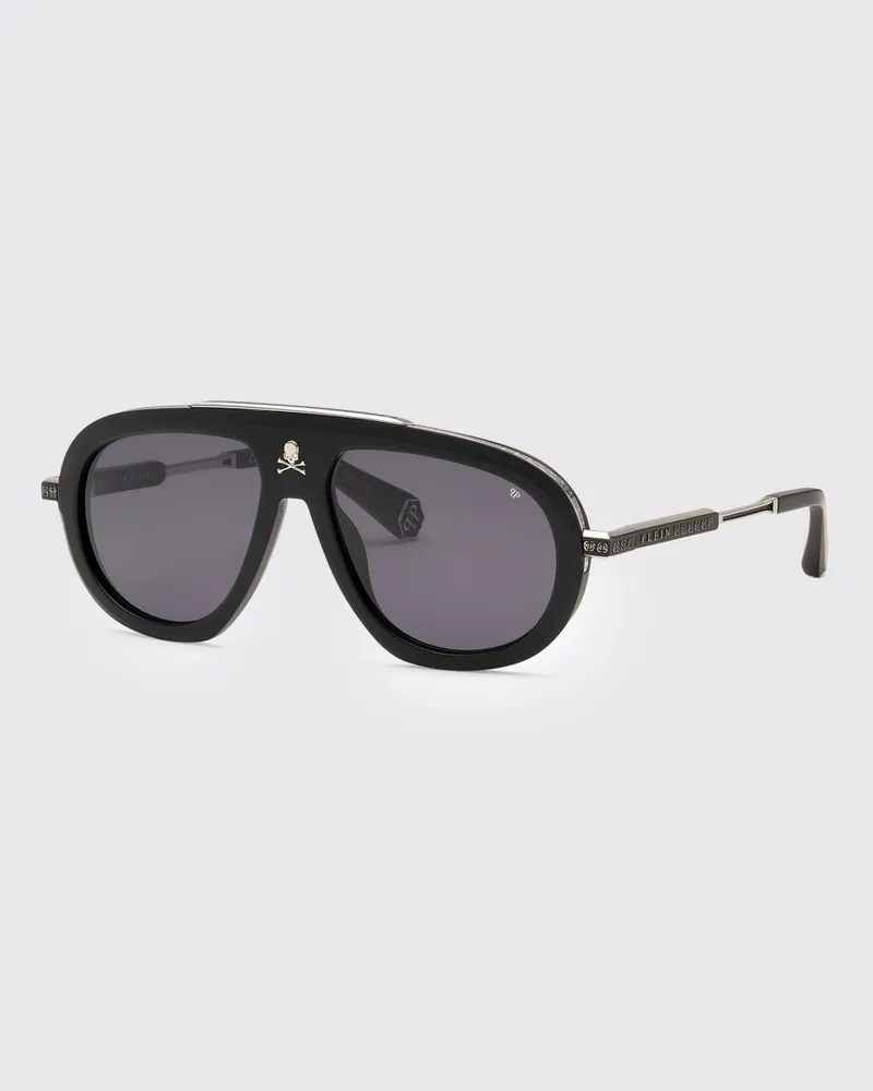 Philipp Plein Sonnenbrille herren Schwarz