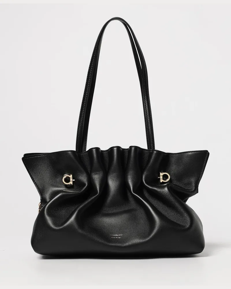 Ferragamo Schultertasche damen Schwarz