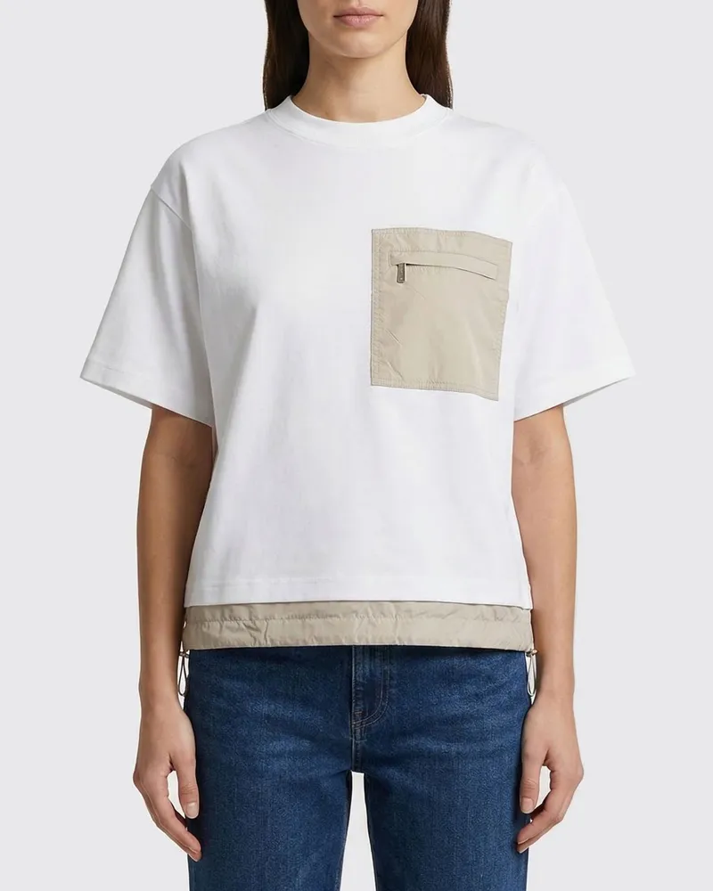 MOORER T-shirt damen Weiß