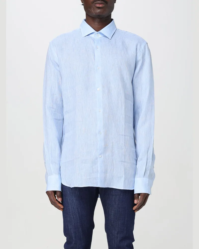 Brooksfield Hemd herren Hellblau