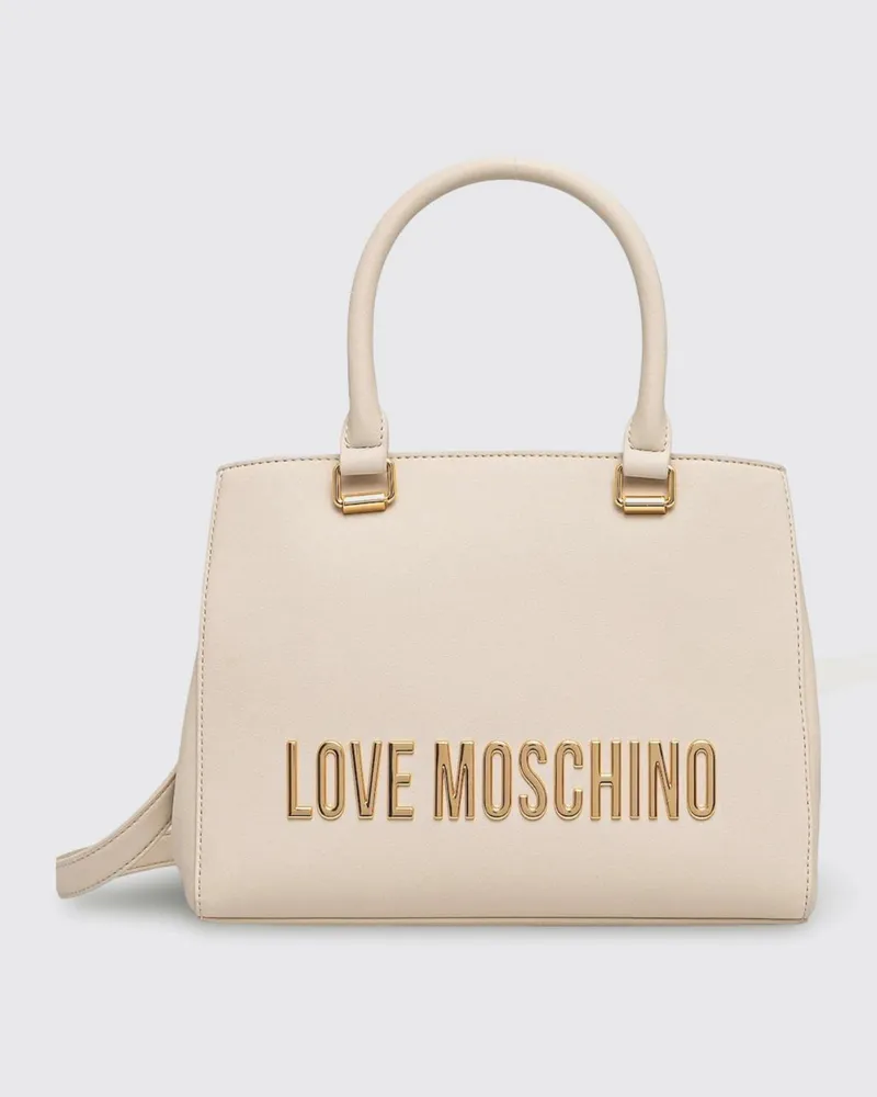 Moschino Schultertasche damen Cream