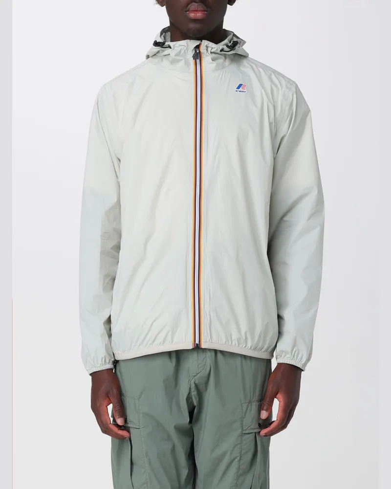 K-Way Kapuzenjacke aus Nylon Beige