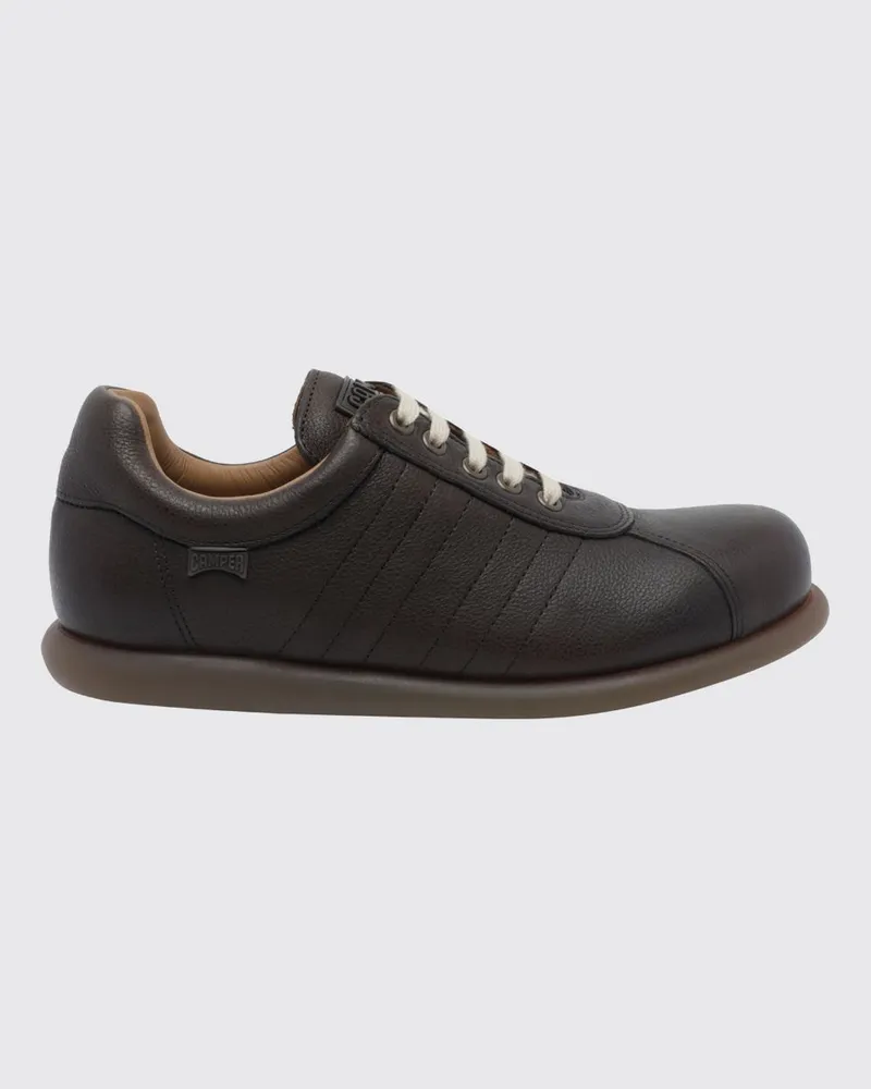 Camper Pelotas Low-Top-Sneaker von aus glattem Kalbsleder mit Gummisohle Braun