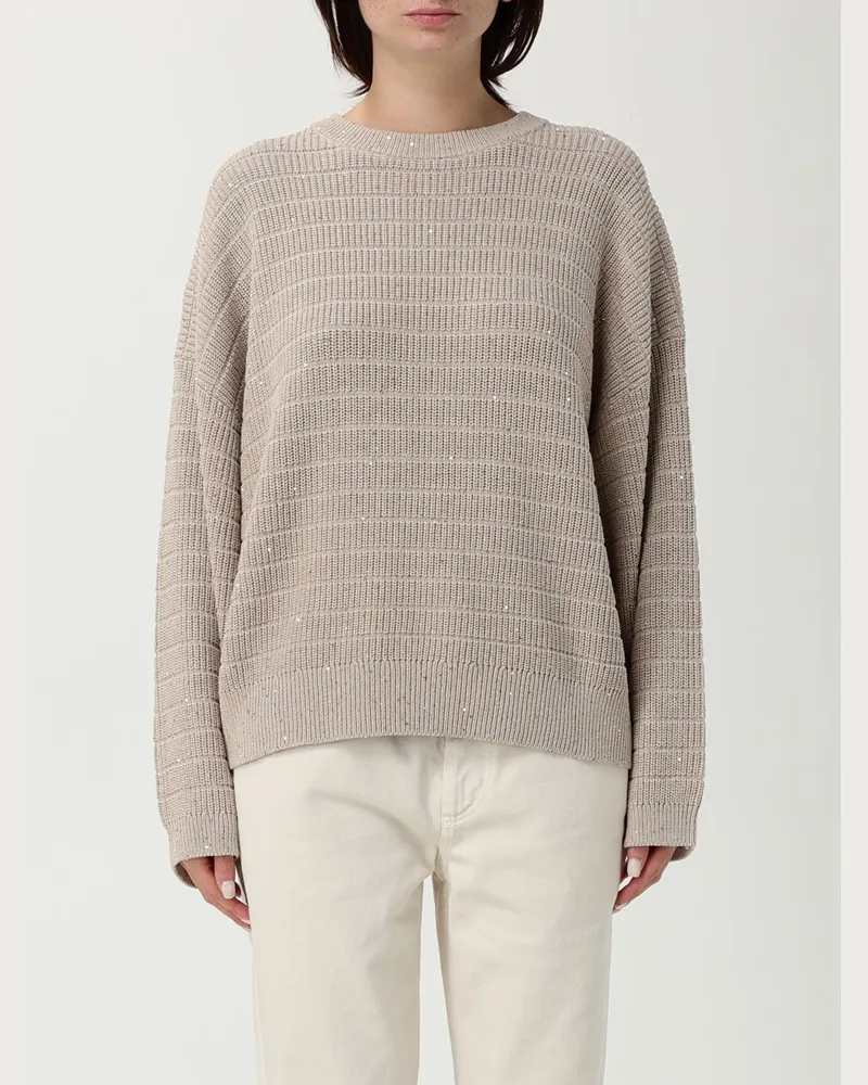 Brunello Cucinelli Strickjacke damen Beige