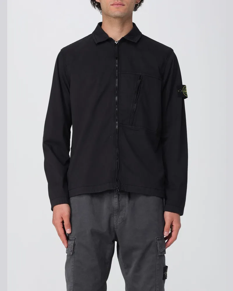 Stone Island Hemd herren Schwarz