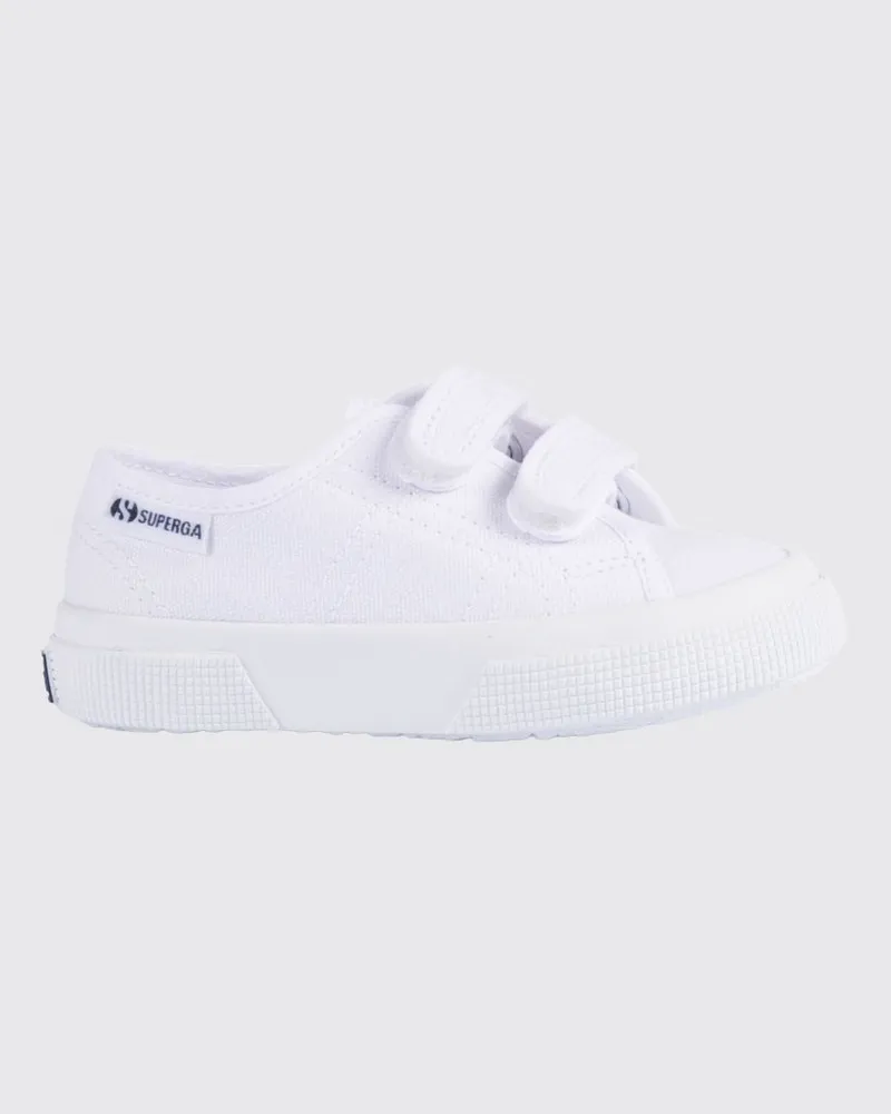 Superga 3750 Leggera Kinder-Sneaker von aus Canvas mit Klettverschluss Violett