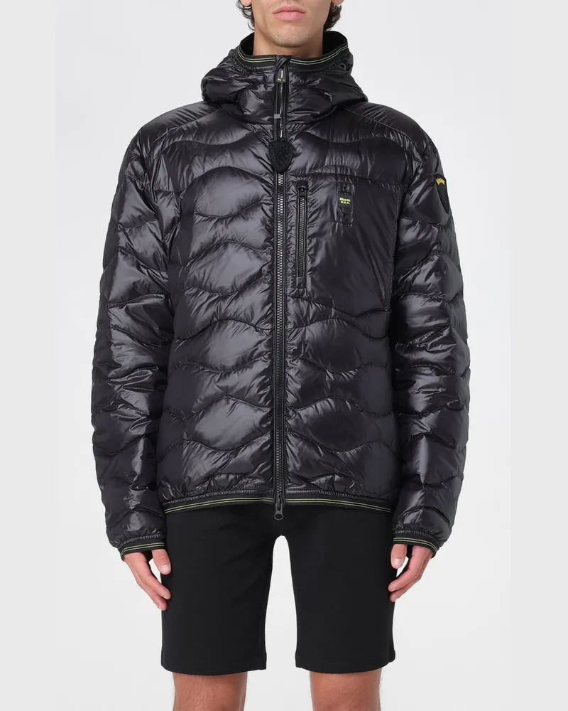 Blauer Jacke herren Schwarz