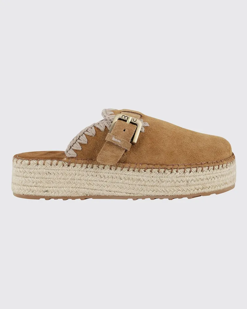 Mou Flache sandalen damen Burnt
