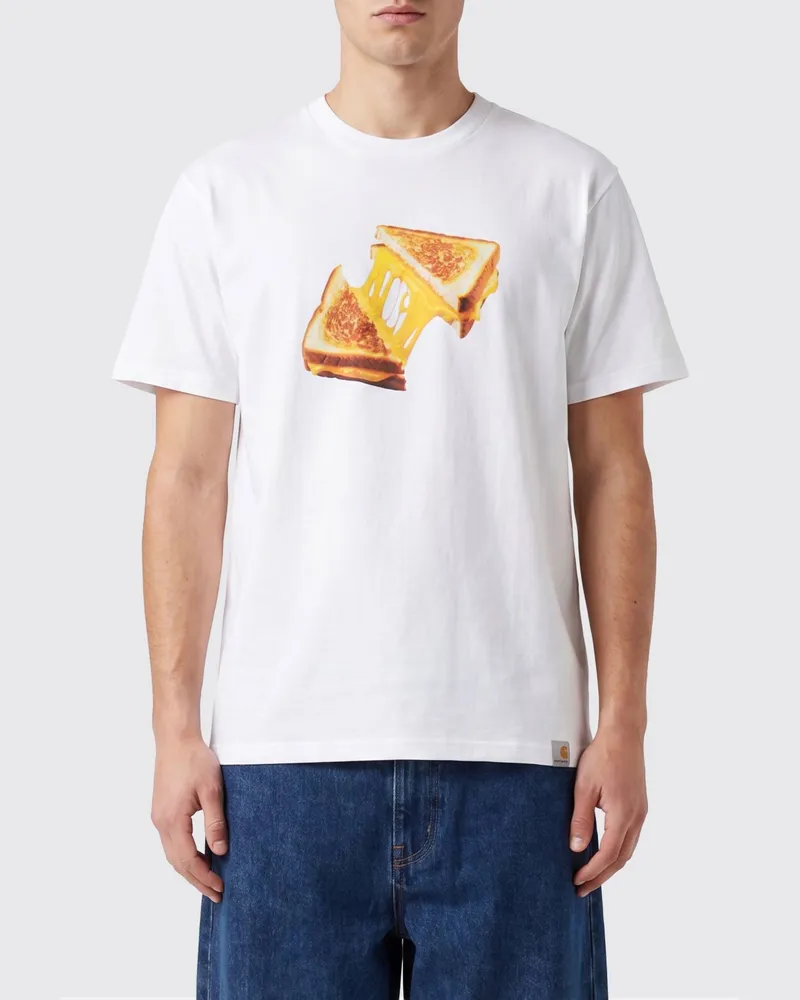 Carhartt WIP T-Shirt aus Baumwolle mit Pop-Grafikdruck Weiß