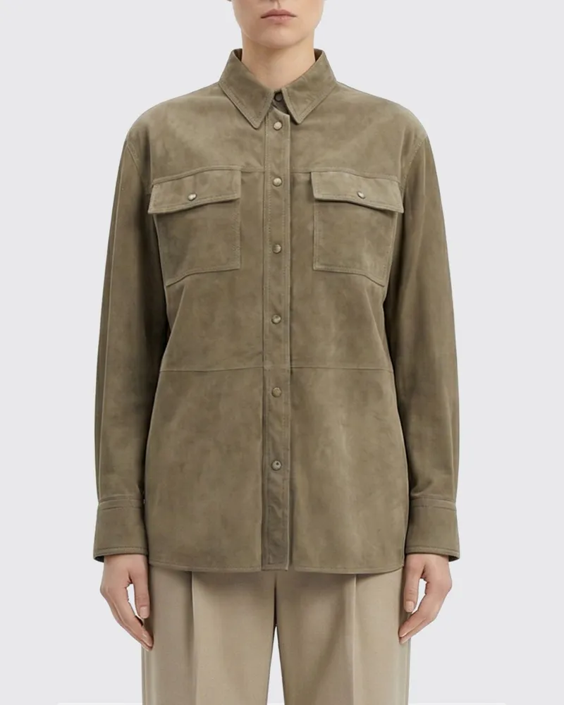 Brunello Cucinelli Hemdbluse damen Kaki