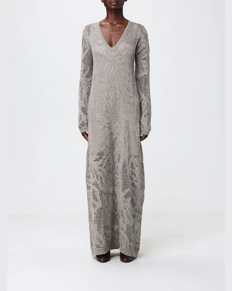 Brunello Cucinelli Kleid damen Beige