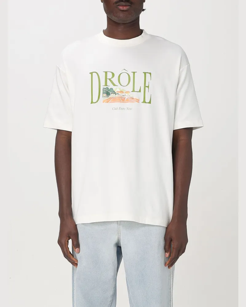 Drôle de Monsieur T-shirt herren Drole De Monsieur Weiß