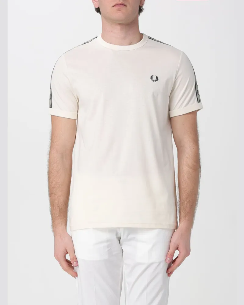 Fred Perry T-shirt herren Ecru