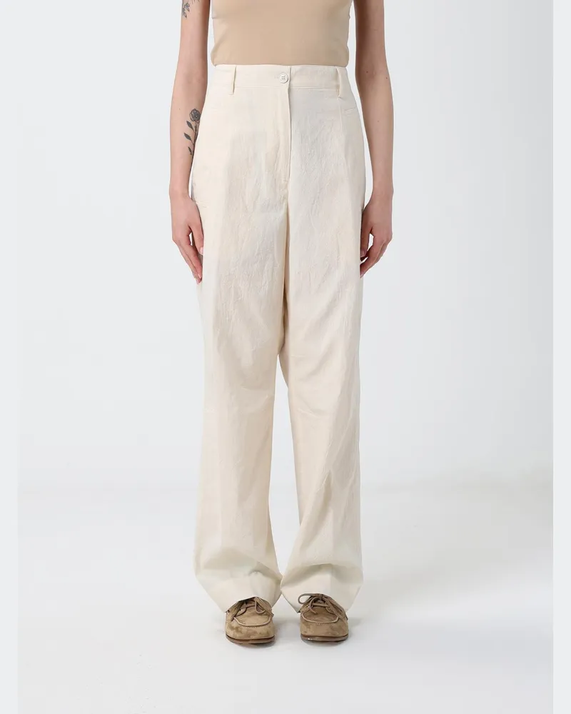 Dries van Noten Hose damen Ecru
