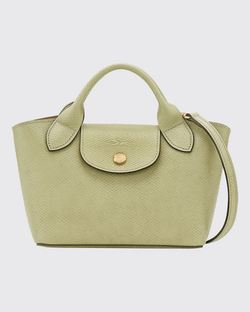 Longchamp Épure Mini-Handtasche aus Rindsleder mit abnehmbarem Riemen Sage