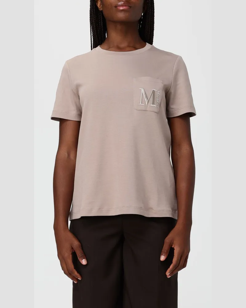 Max Mara T-shirt damen Max Mara Braun