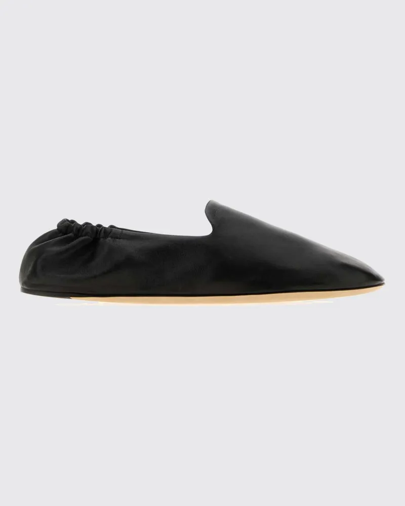The Row Casa Lamm-Nappa-Loafers mit elastischer Ferse Schwarz