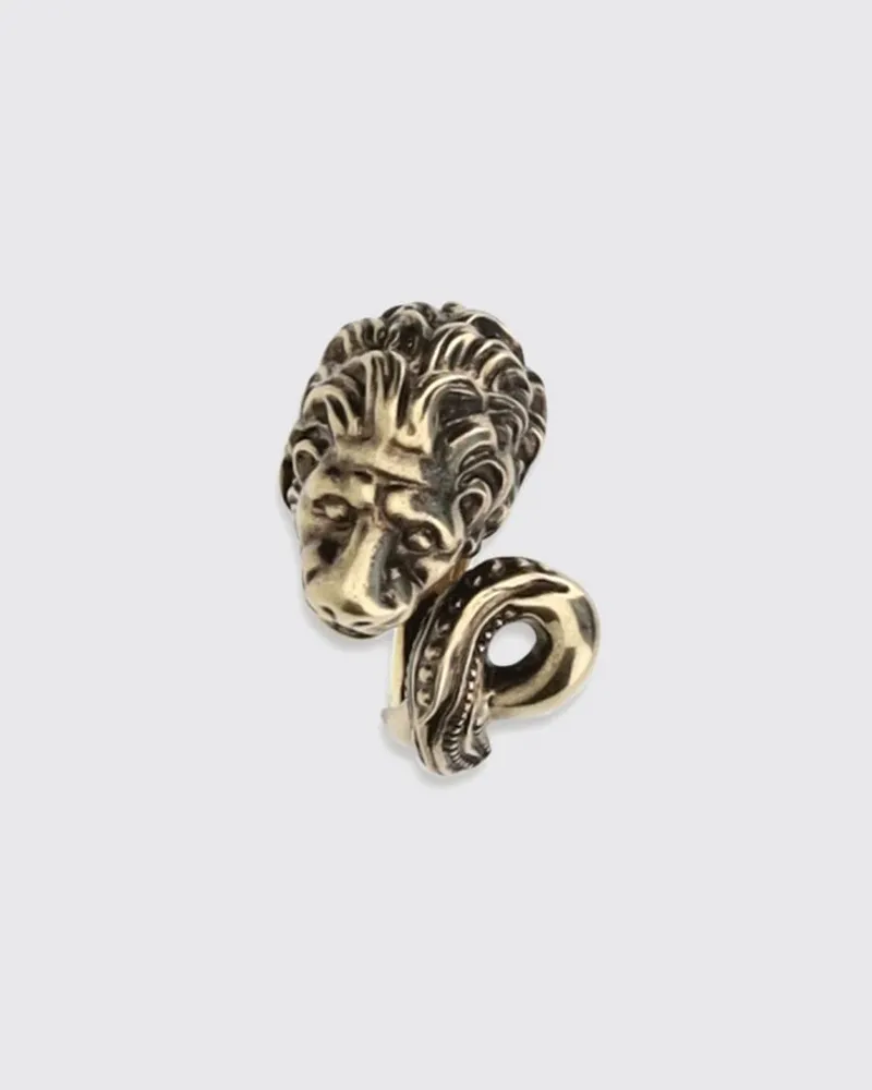 Valentino Garavani Goldfarbener Bandring aus Metall Gold