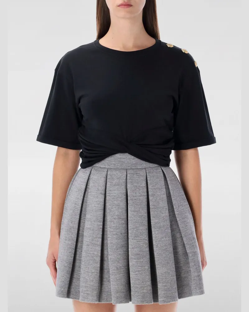 Balmain T-shirt damen Schwarz