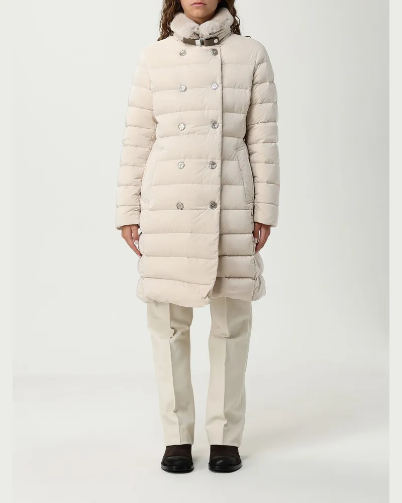 MOORER Mantel damen Cream