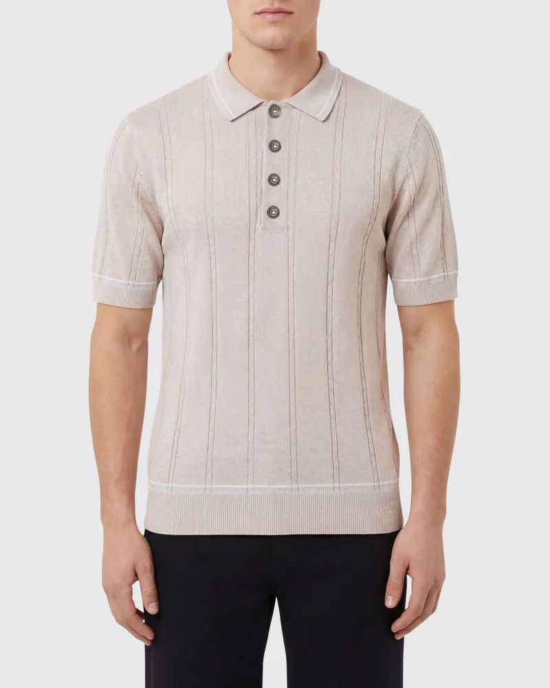 Eleventy Polo herren Braun