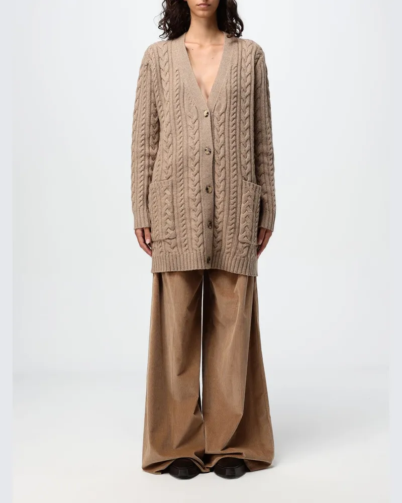 Max Mara Pullover damen Haselnuss