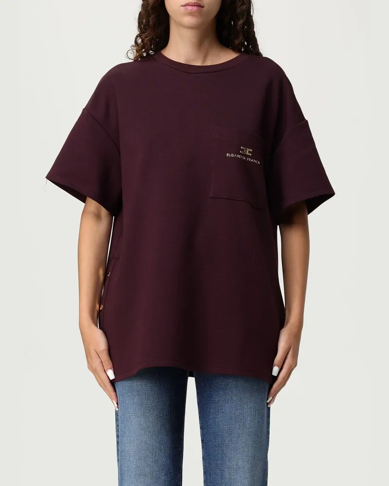Elisabetta Franchi Pullover damen Weinrot