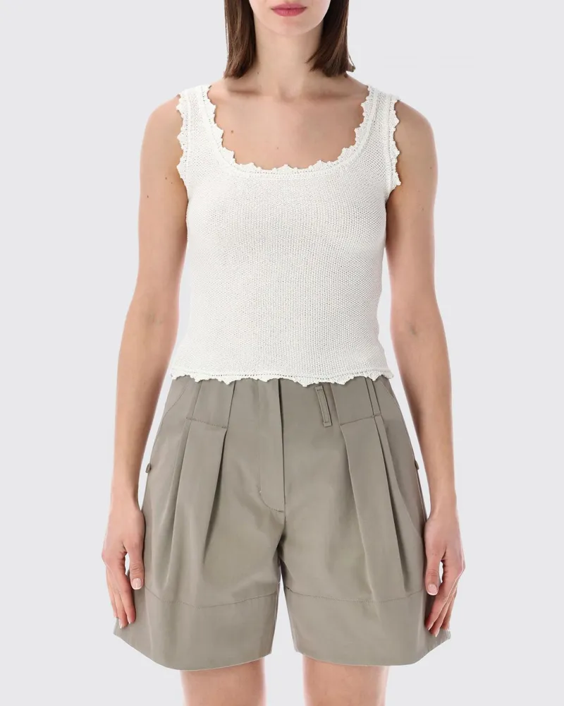 LOW CLASSIC Top damen Weiß