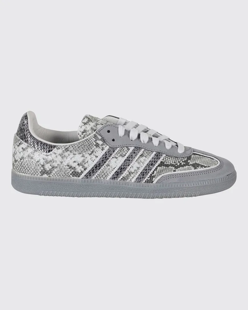 adidas Samba OG Sneaker aus Leder mit Python-Effekt-Print Grau