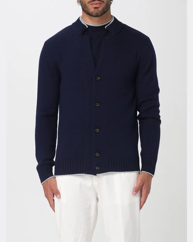 Eleventy Pullover herren Blau