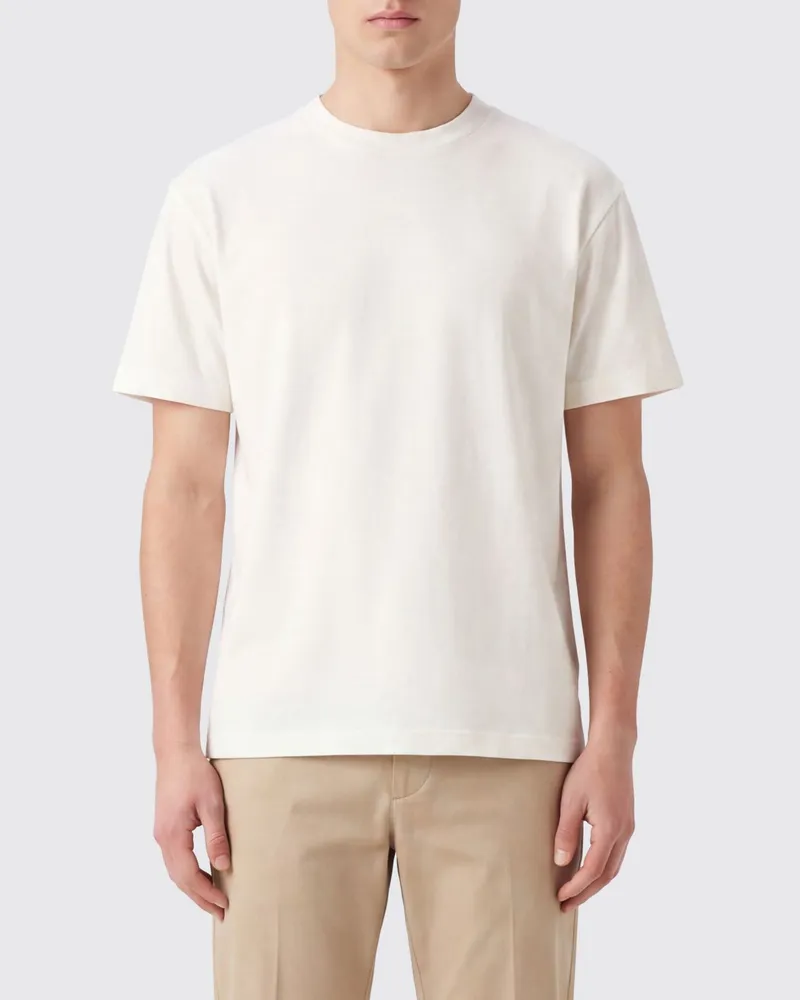Jil Sander 3er-Set kurzärmelige Baumwoll-T-Shirts von Weiß