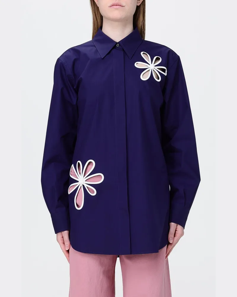 Fendi Hemdbluse damen Blau